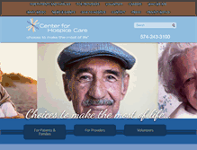 Tablet Screenshot of centerforhospice.org